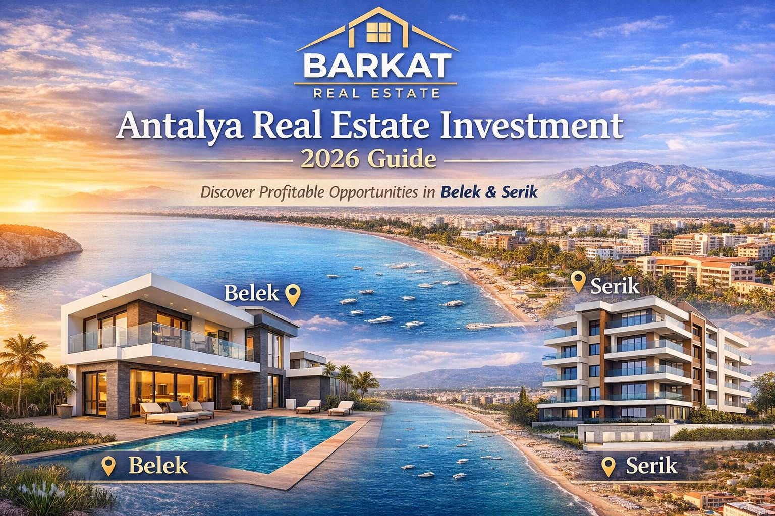 Antalya Real Estate Investment 2026 – Belek And Serik | Barkat Real Estate